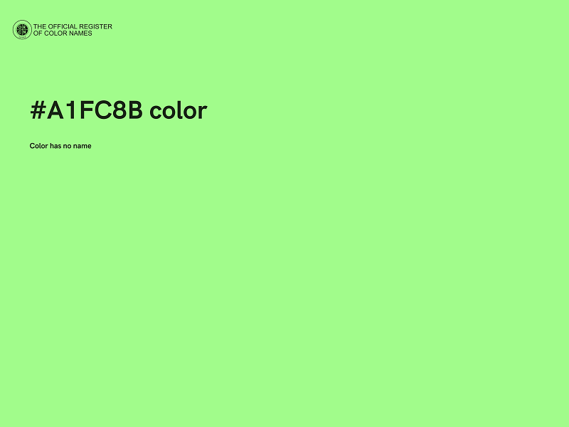 #A1FC8B color image