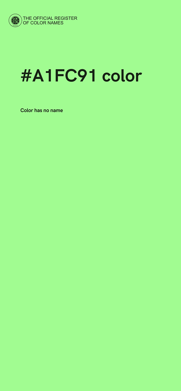 #A1FC91 color image