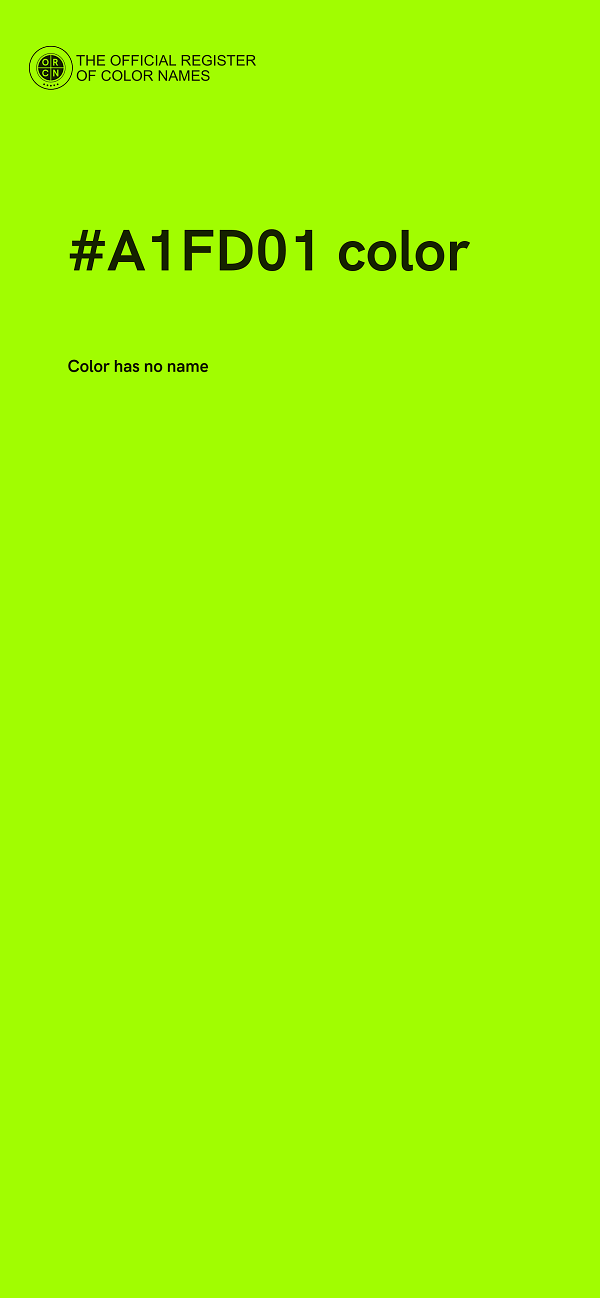 #A1FD01 color image