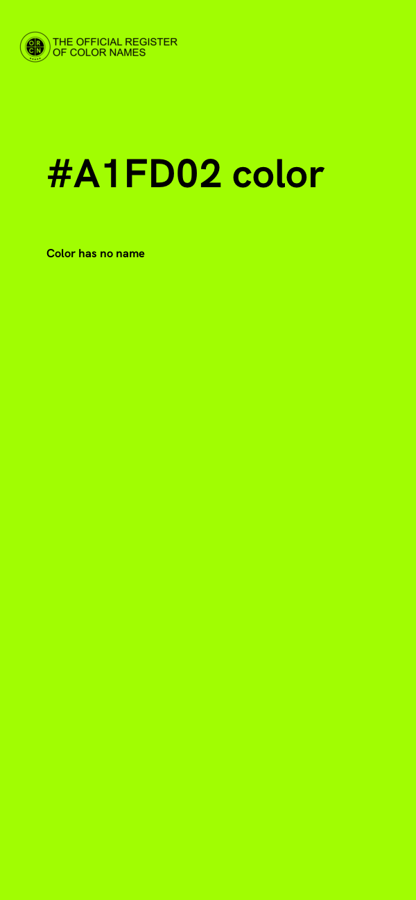 #A1FD02 color image