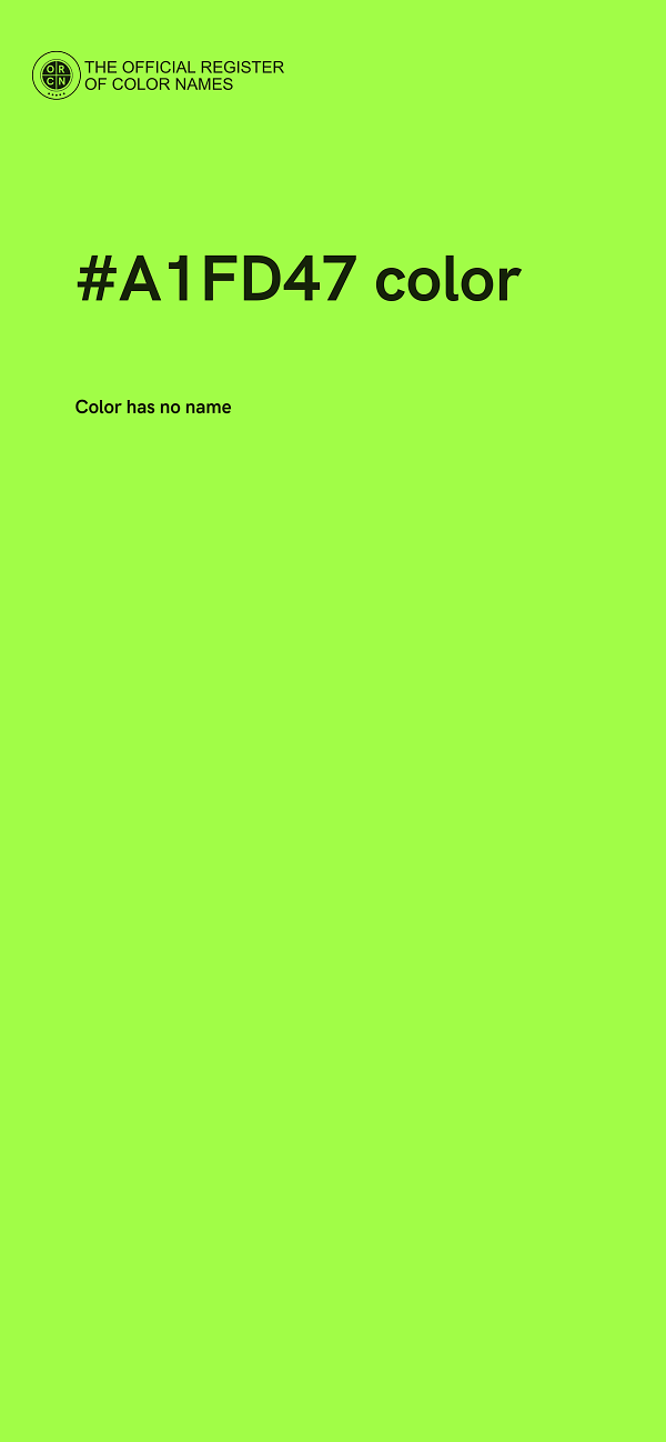 #A1FD47 color image
