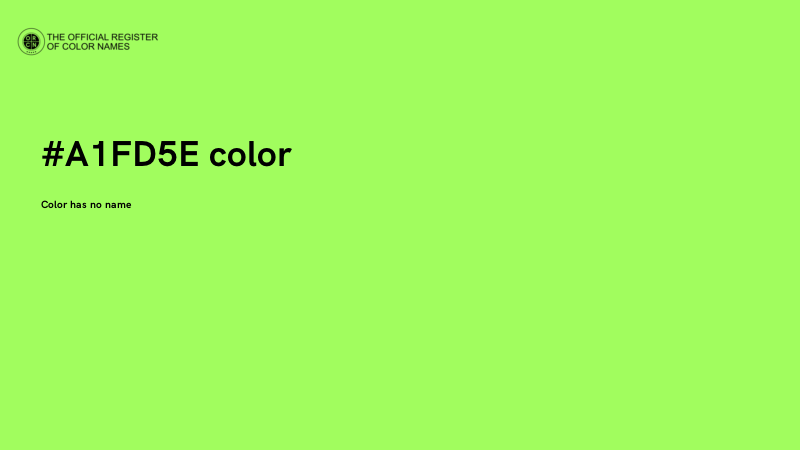 #A1FD5E color image