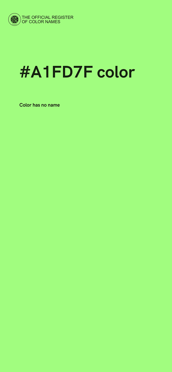 #A1FD7F color image