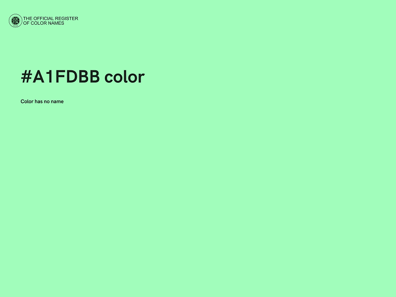 #A1FDBB color image