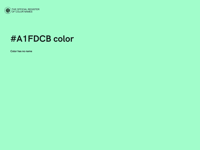 #A1FDCB color image