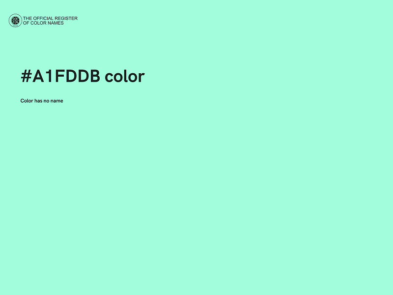 #A1FDDB color image