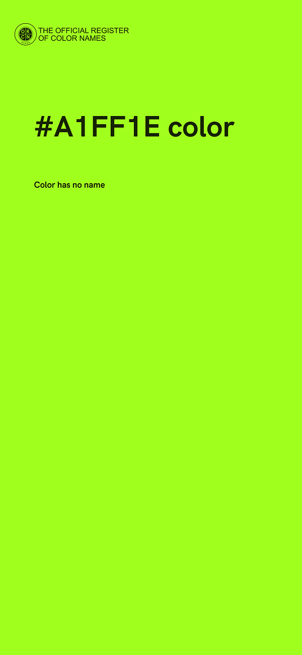 #A1FF1E color image