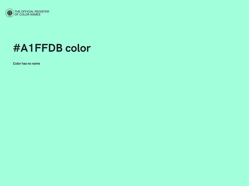 #A1FFDB color image