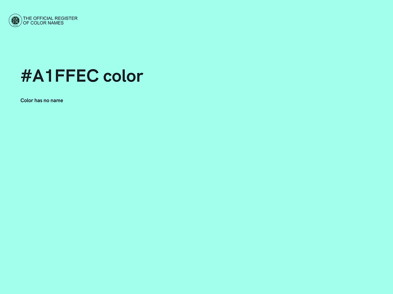 #A1FFEC color image