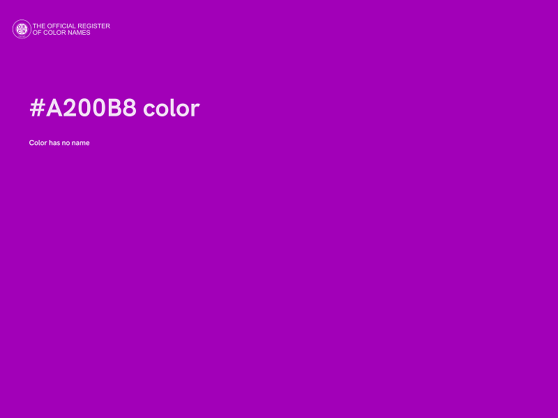 #A200B8 color image