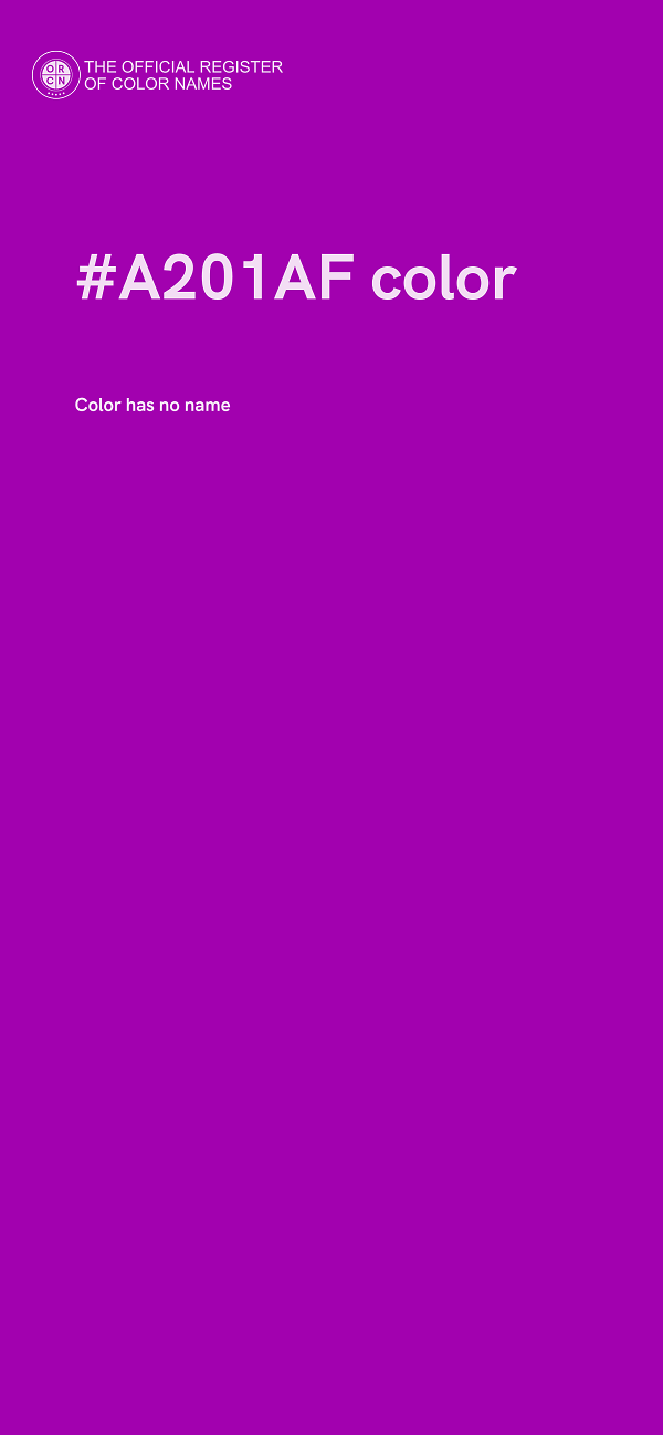 #A201AF color image