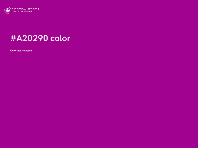 #A20290 color image