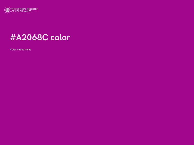 #A2068C color image