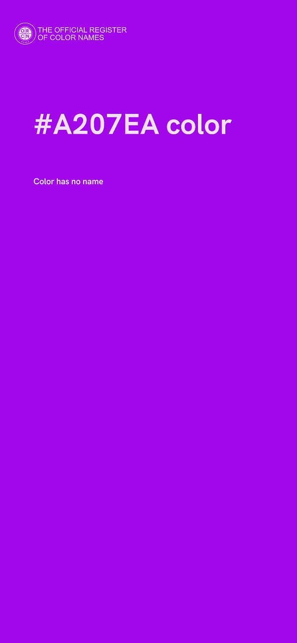 #A207EA color image