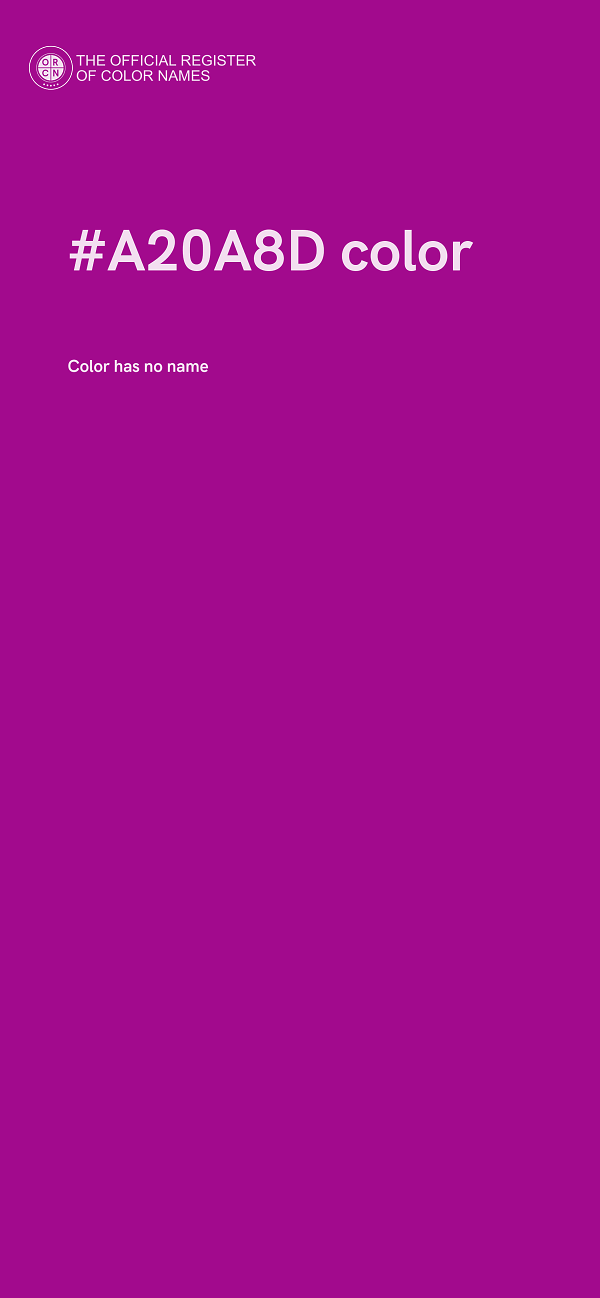 #A20A8D color image