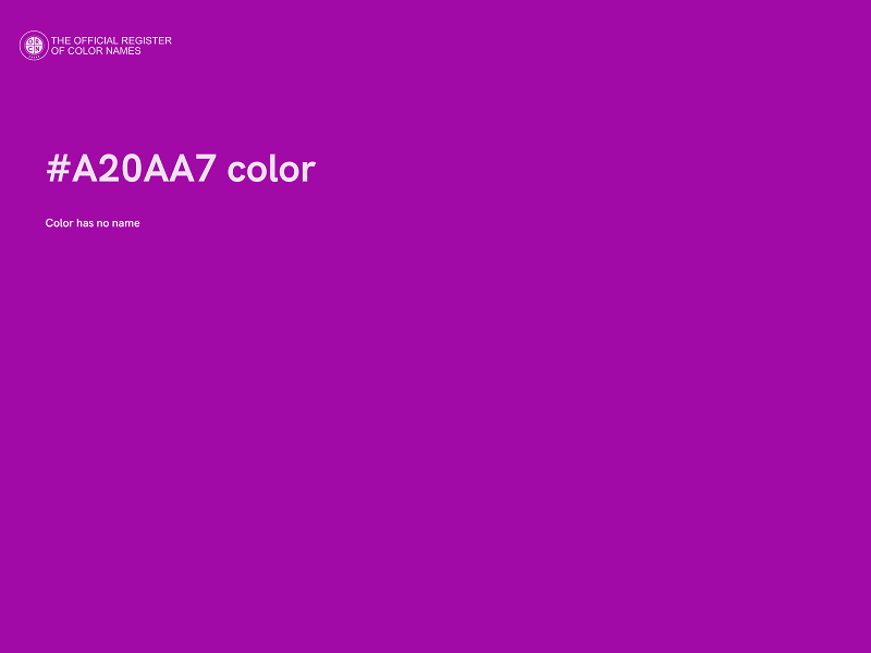#A20AA7 color image