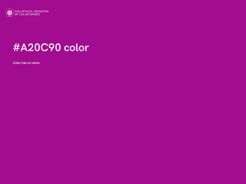 #A20C90 color image