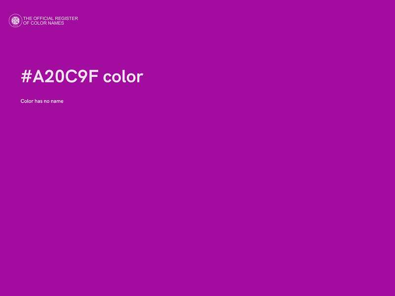 #A20C9F color image