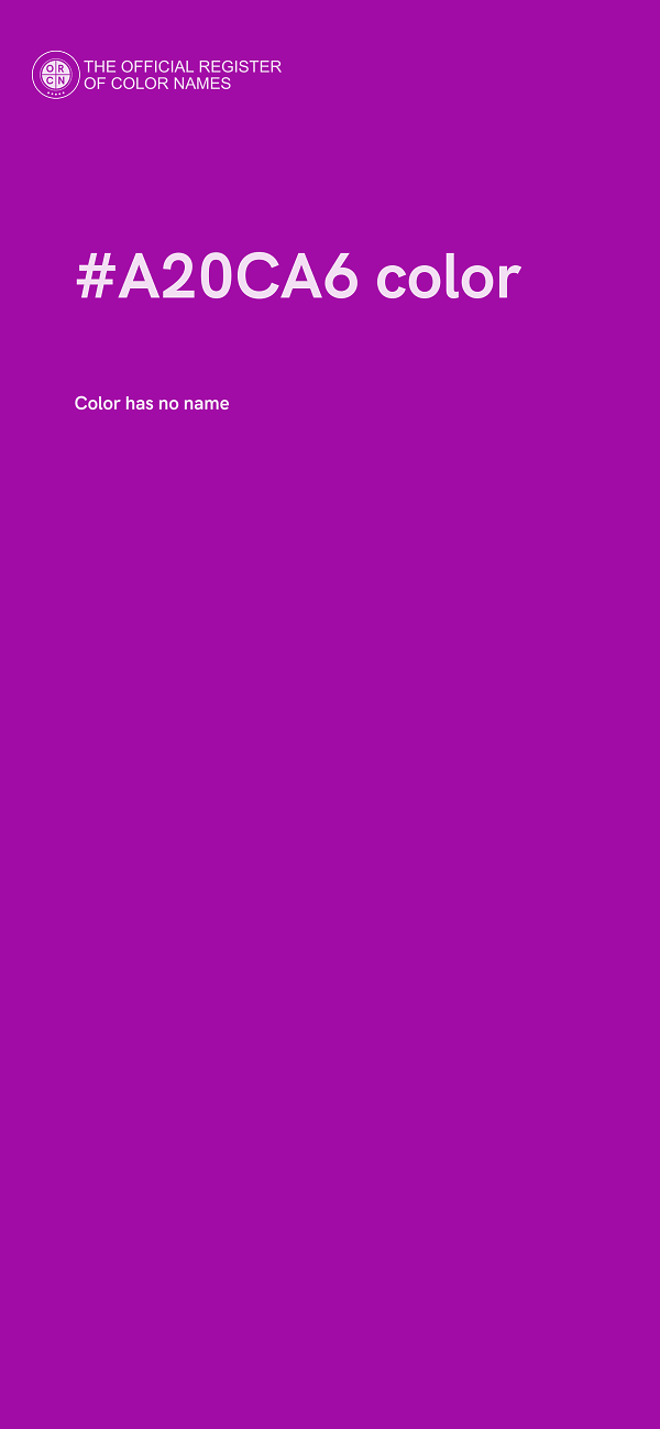 #A20CA6 color image