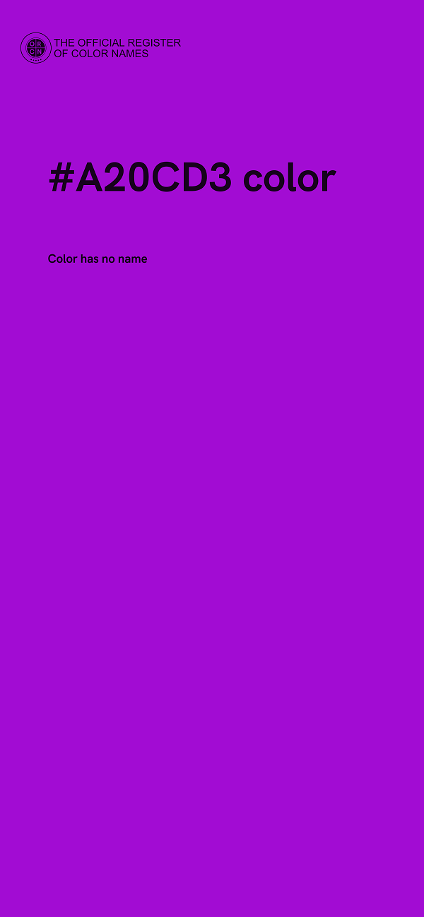 #A20CD3 color image