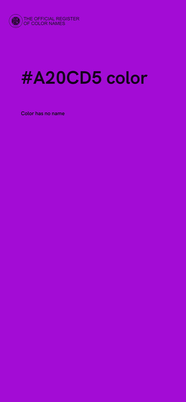 #A20CD5 color image