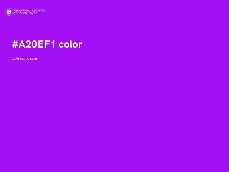#A20EF1 color image
