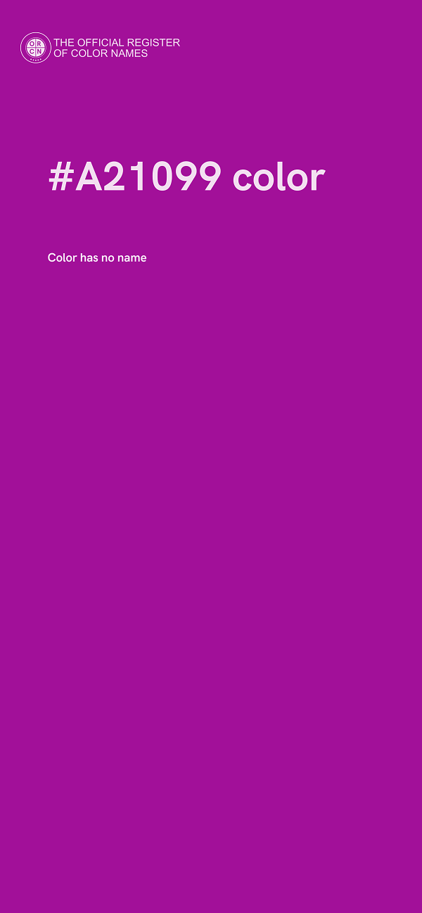 #A21099 color image
