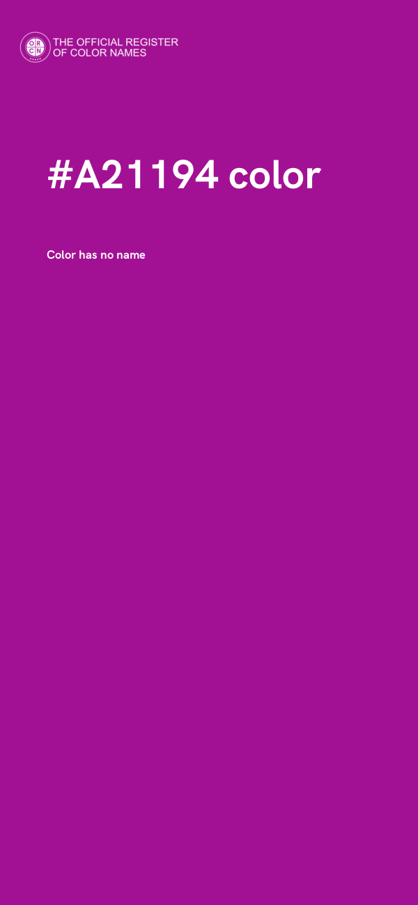 #A21194 color image