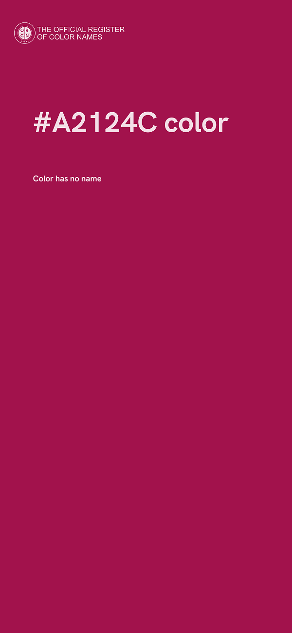 #A2124C color image