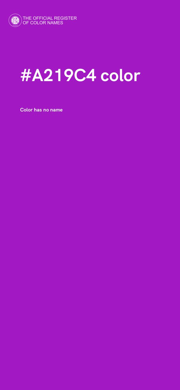 #A219C4 color image