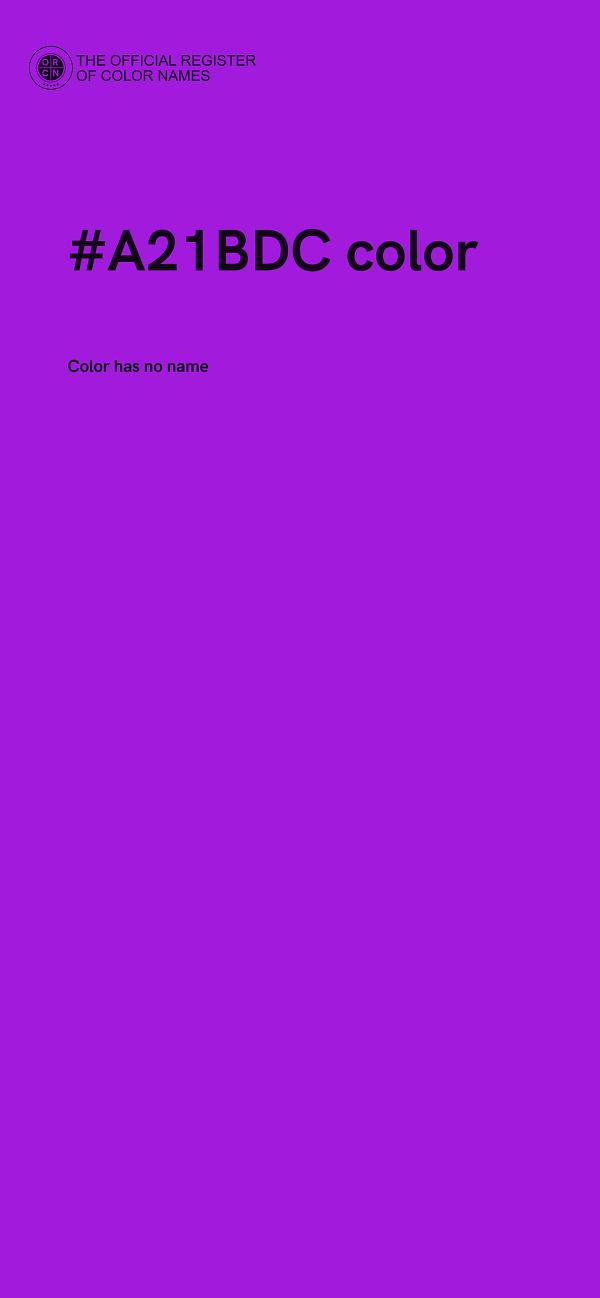 #A21BDC color image