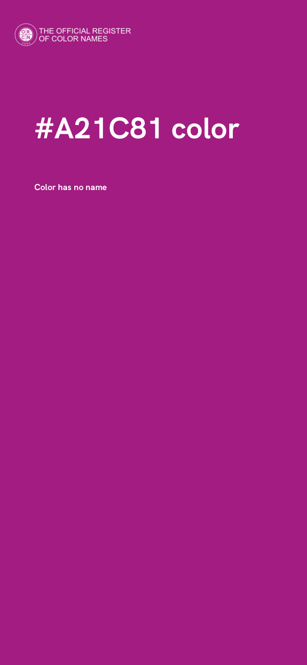 #A21C81 color image