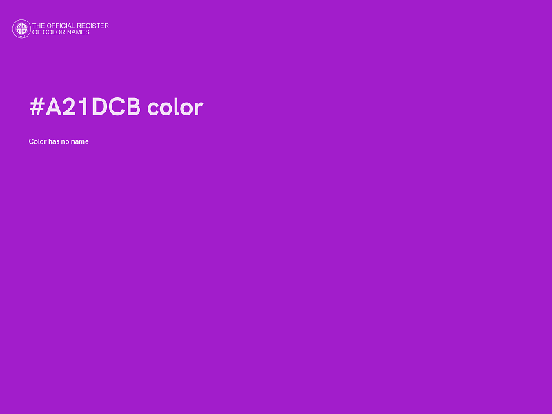 #A21DCB color image