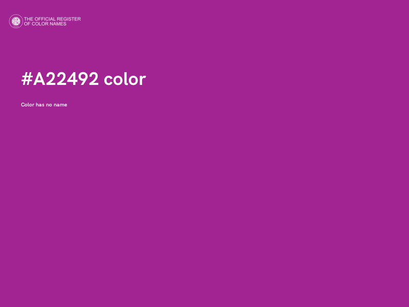 #A22492 color image