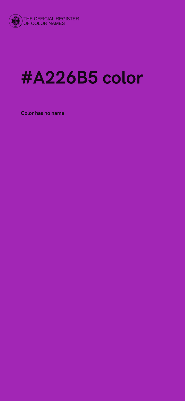 #A226B5 color image