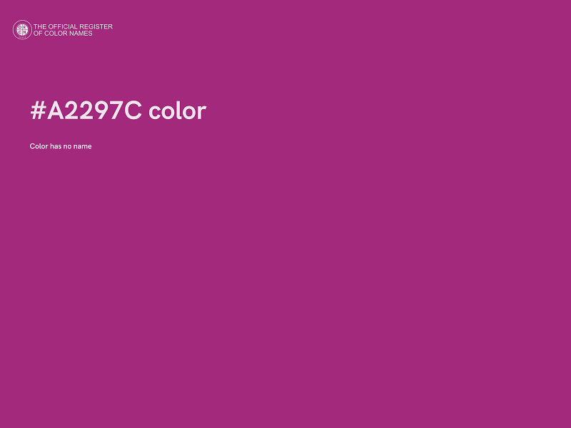 #A2297C color image