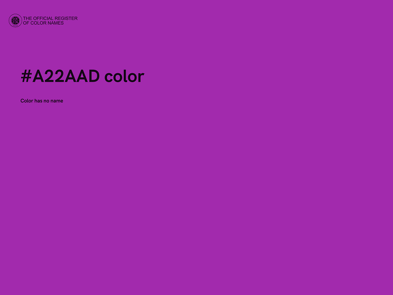 #A22AAD color image