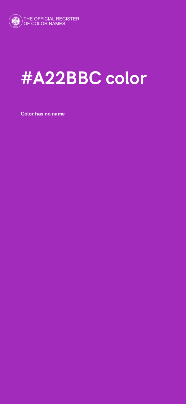 #A22BBC color image
