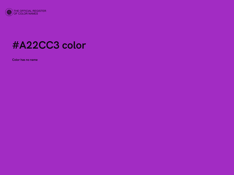 #A22CC3 color image