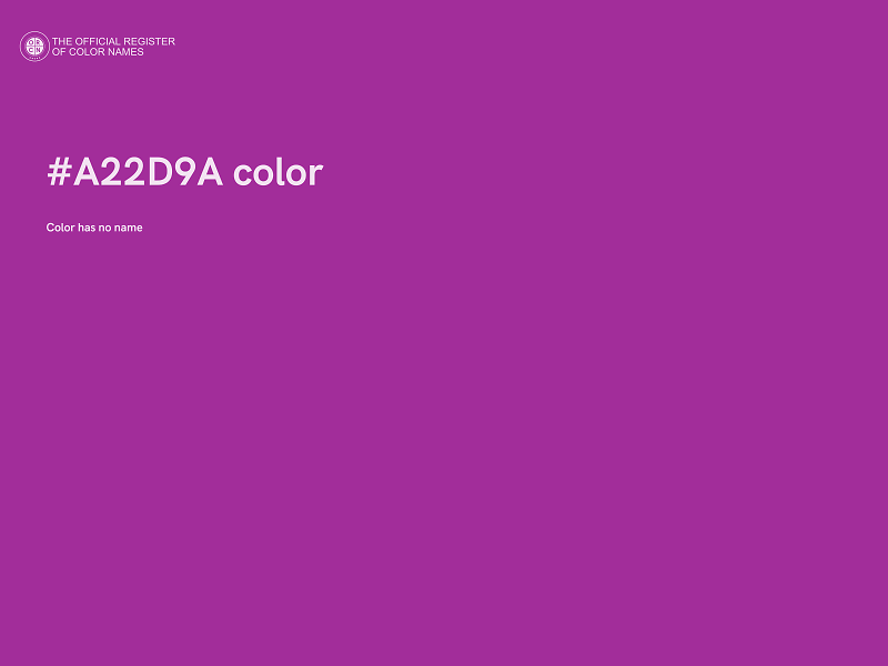 #A22D9A color image