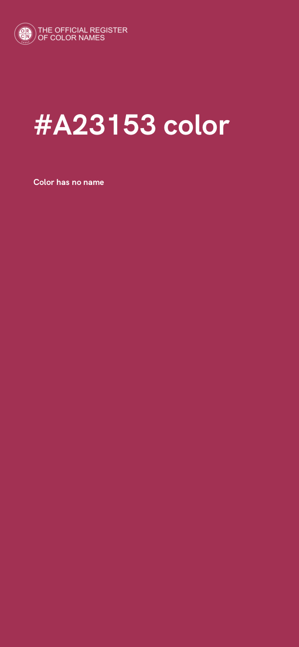 #A23153 color image