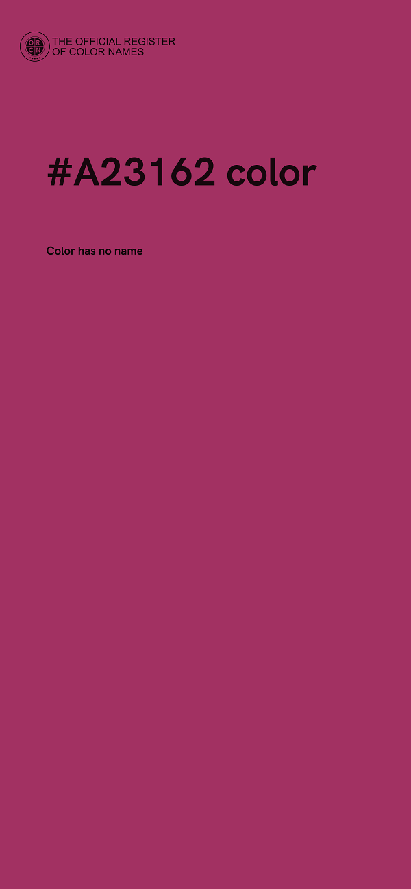 #A23162 color image
