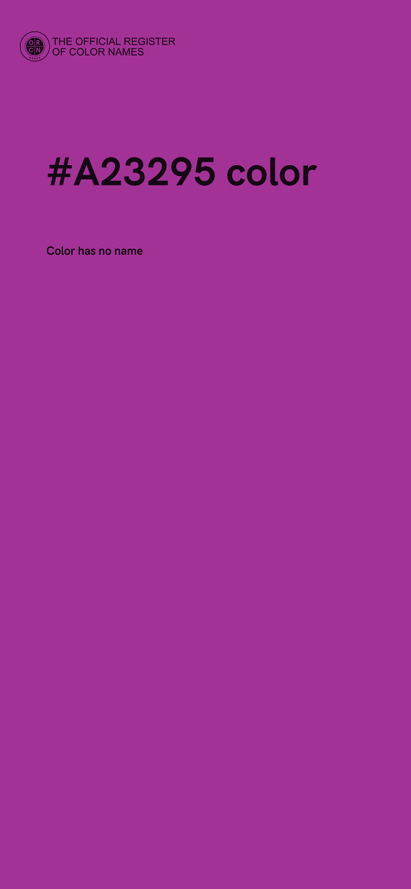 #A23295 color image