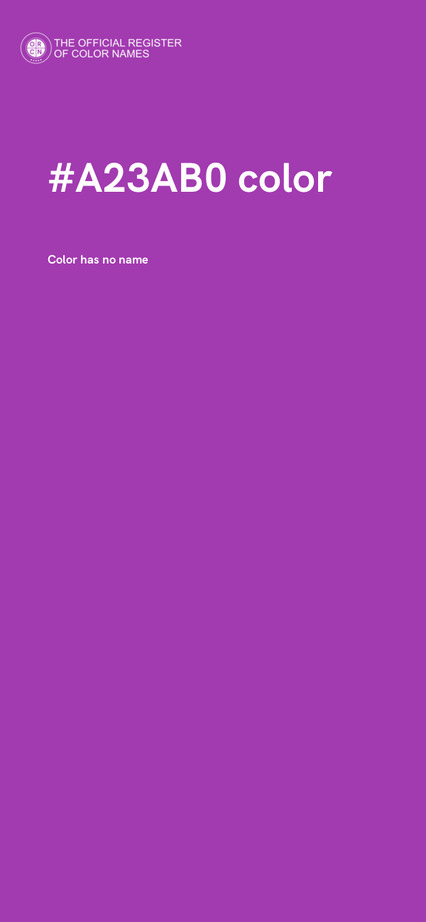 #A23AB0 color image