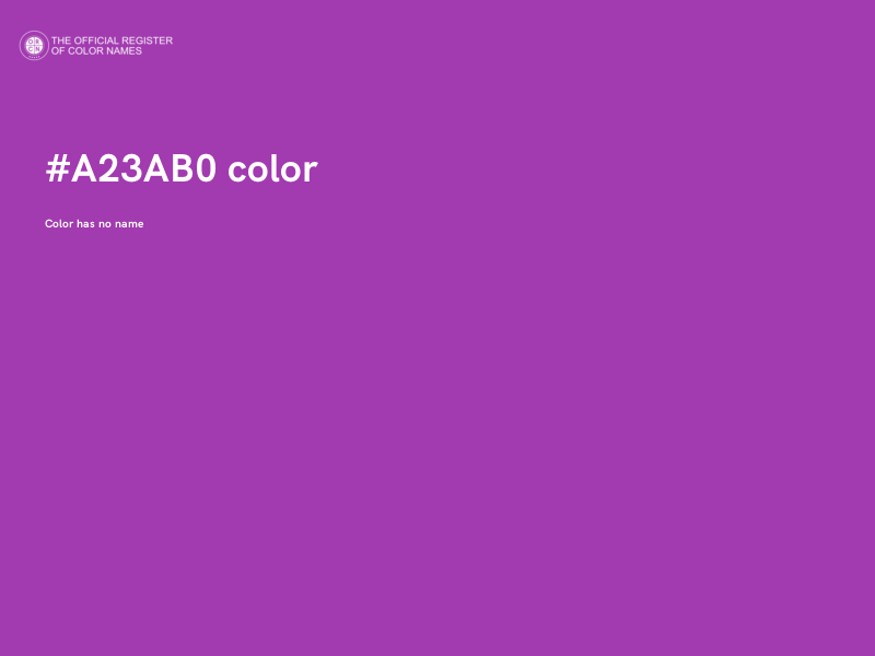 #A23AB0 color image