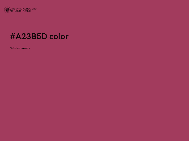 #A23B5D color image