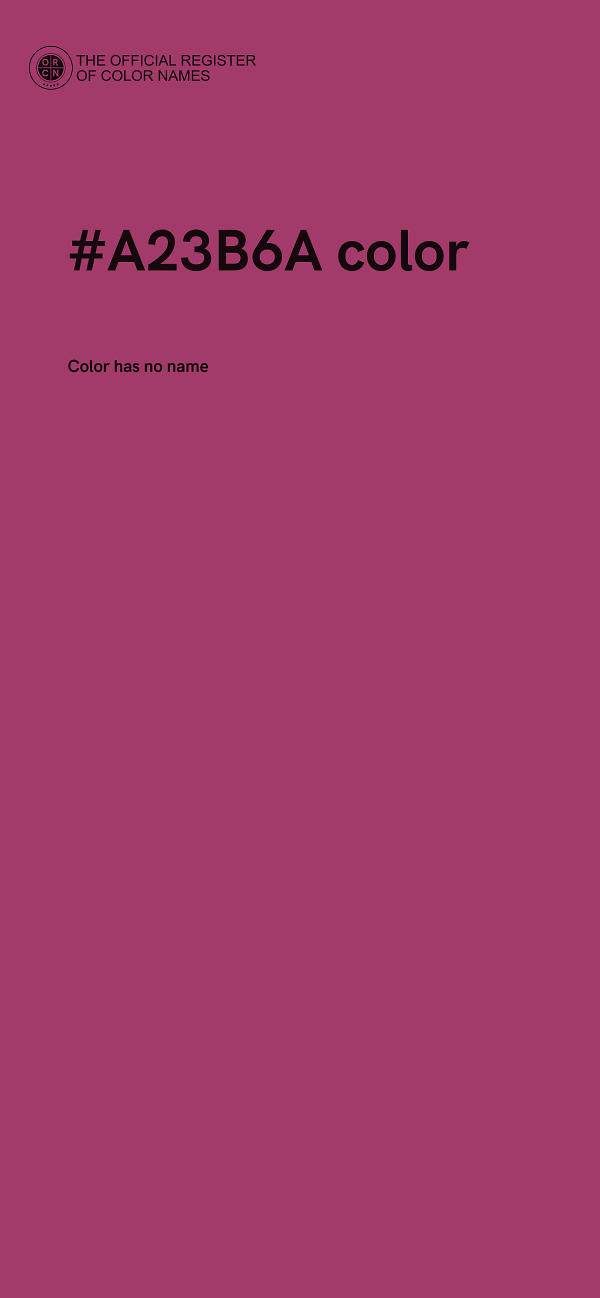 #A23B6A color image