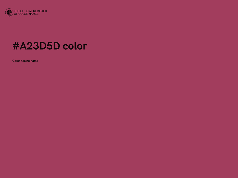 #A23D5D color image