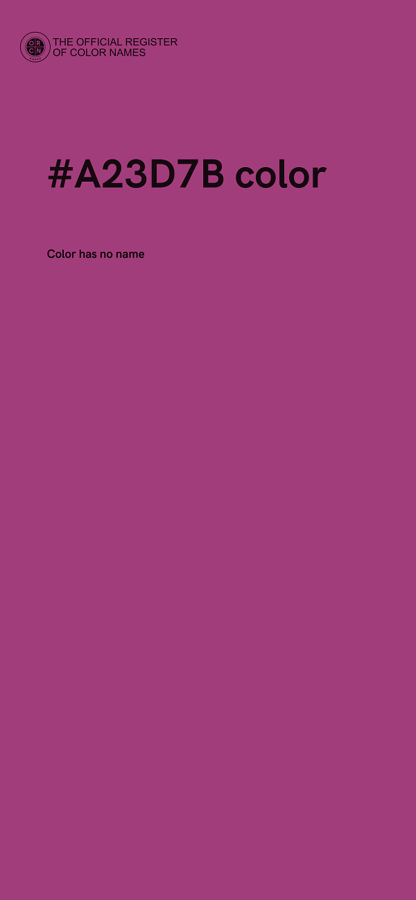 #A23D7B color image