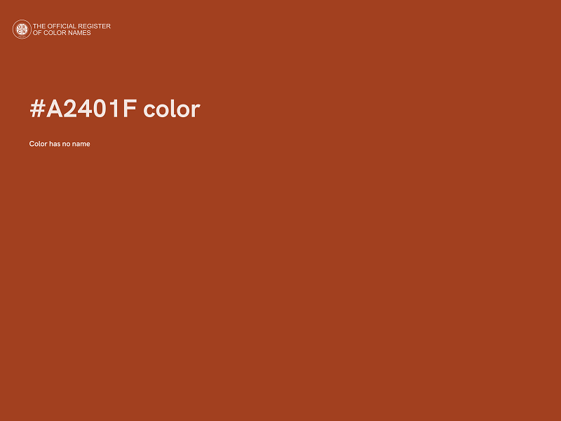 #A2401F color image